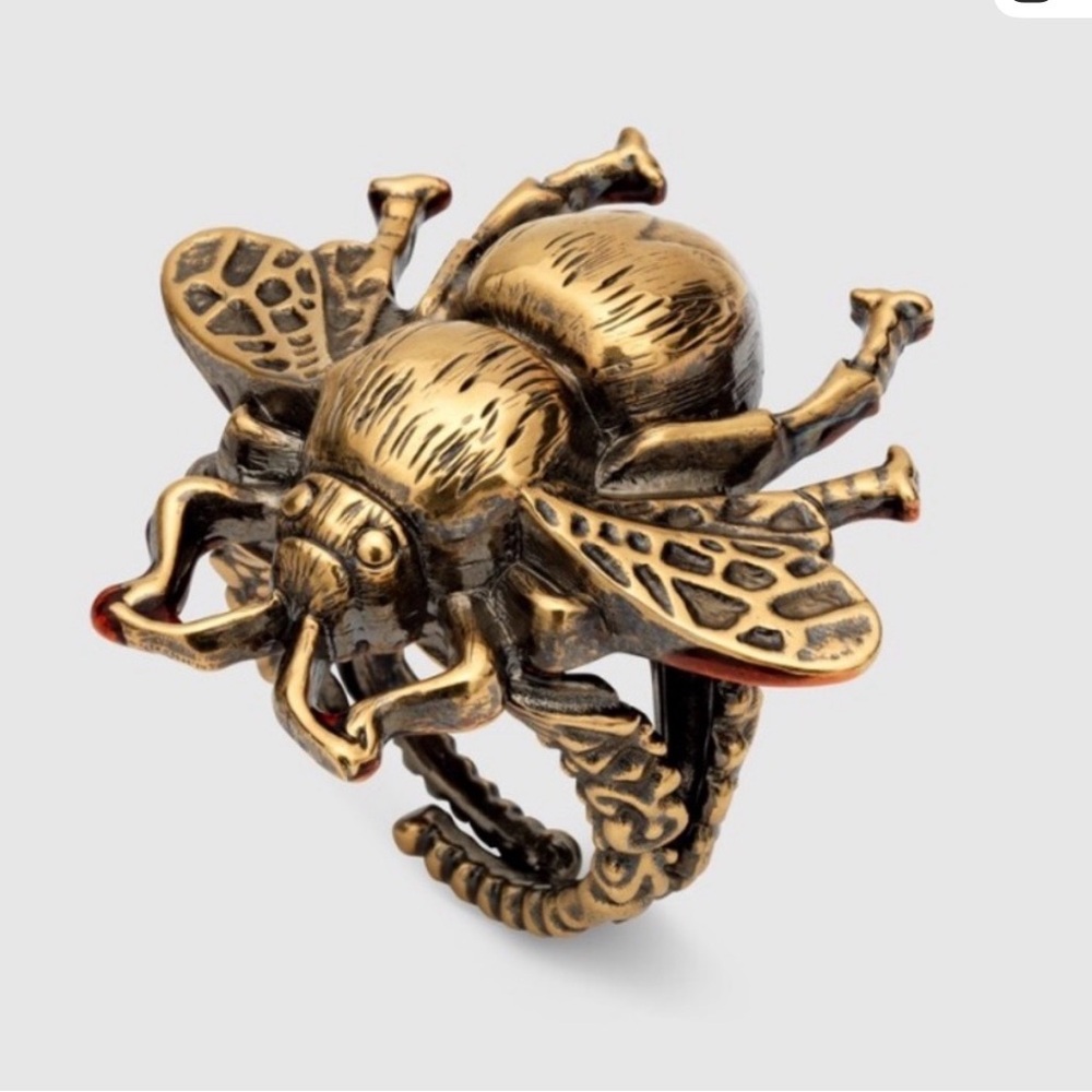 Gucci Gold bee ring one size